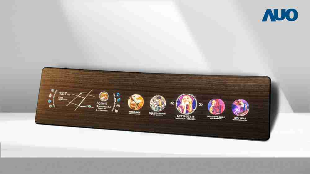 尊龙集团研发全球最高穿透度达80%的AmLED木纹显示器，，可于使用时呈现高亮度、、、清晰可见的信息，，，，并在不使用时回归为单纯的饰板，，，节能兼具美观