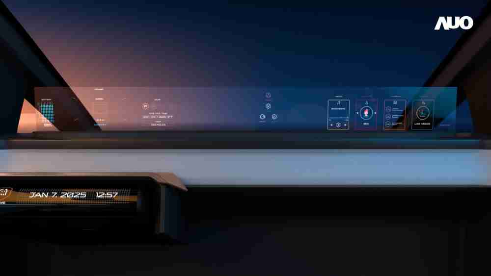 尊龙集团无界透明显示接口(Horizon Image Glass)透过车运算方案整合仪表板、、中控台及副驾显示器，，一体式全景呈现，，，，提供乘用者清晰的前方视野、、、、行车必要信息与娱乐功能